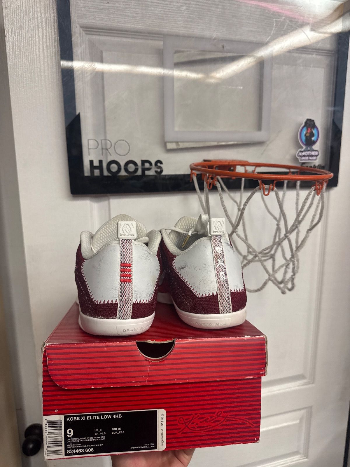 Nike Kobe 11 Elite Low 4KB Red Horse - Lightly Used, OG All
