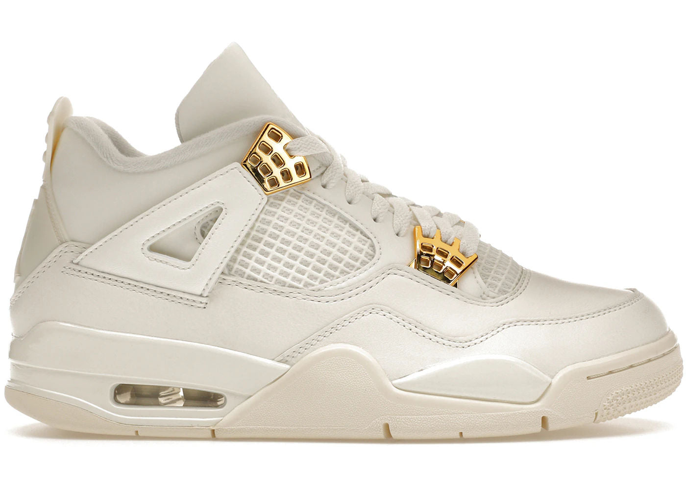 Jordan 4 Retro Metallic Gold (Women's) - Lightly Used, OG All
