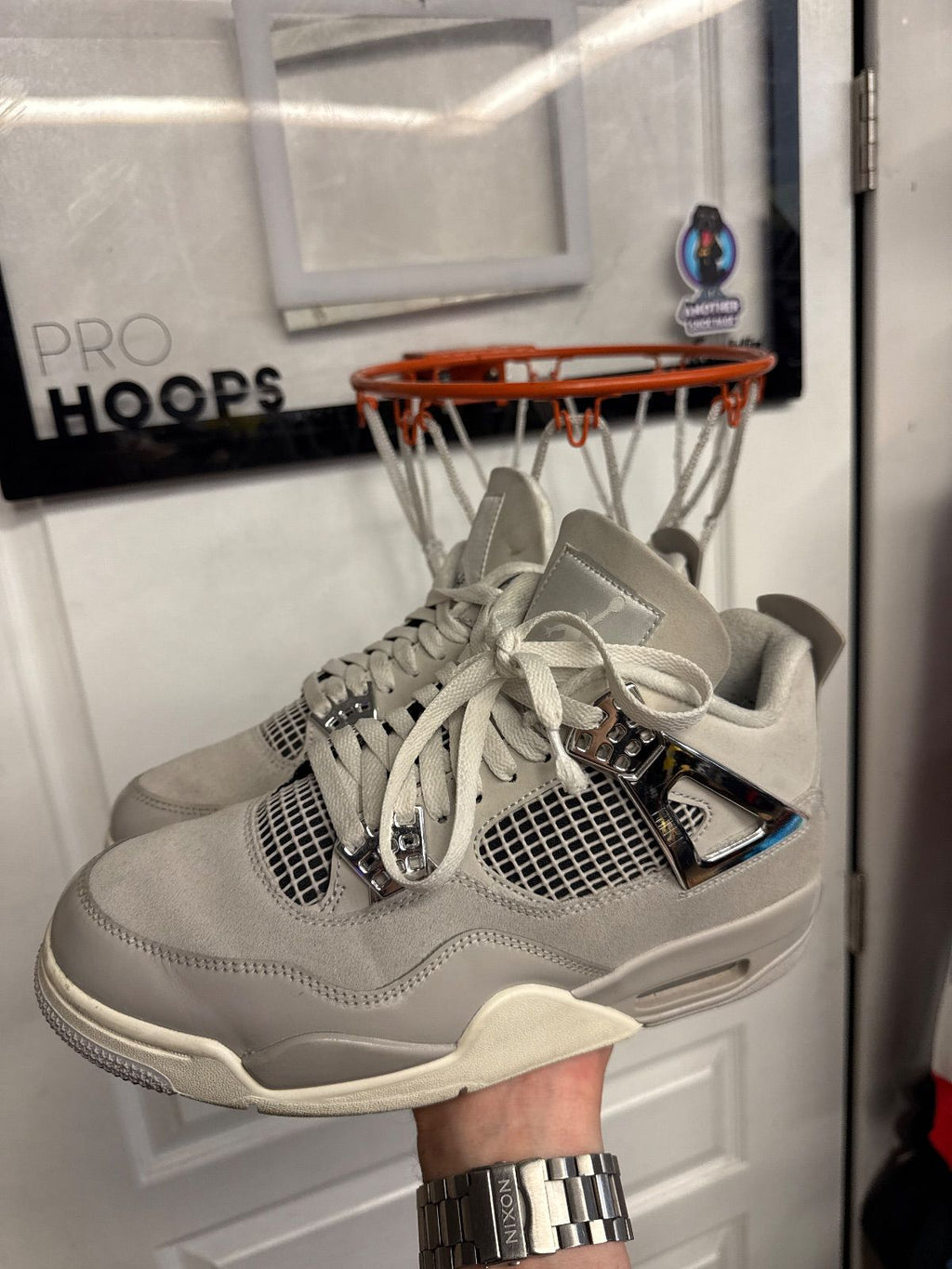 Jordan 4 Retro Frozen Moments (Women's) - Lightly Used, No Box