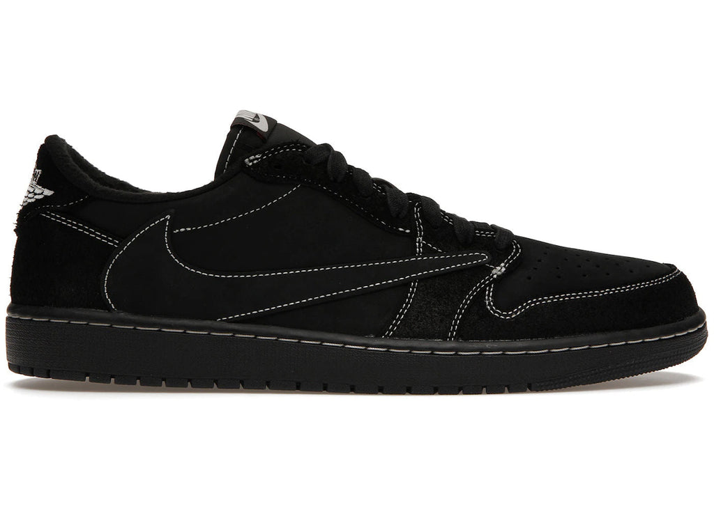 Jordan 1 Retro Low OG SP Travis Scott Black Phantom - Fairly Used, OG All Besides Bandana