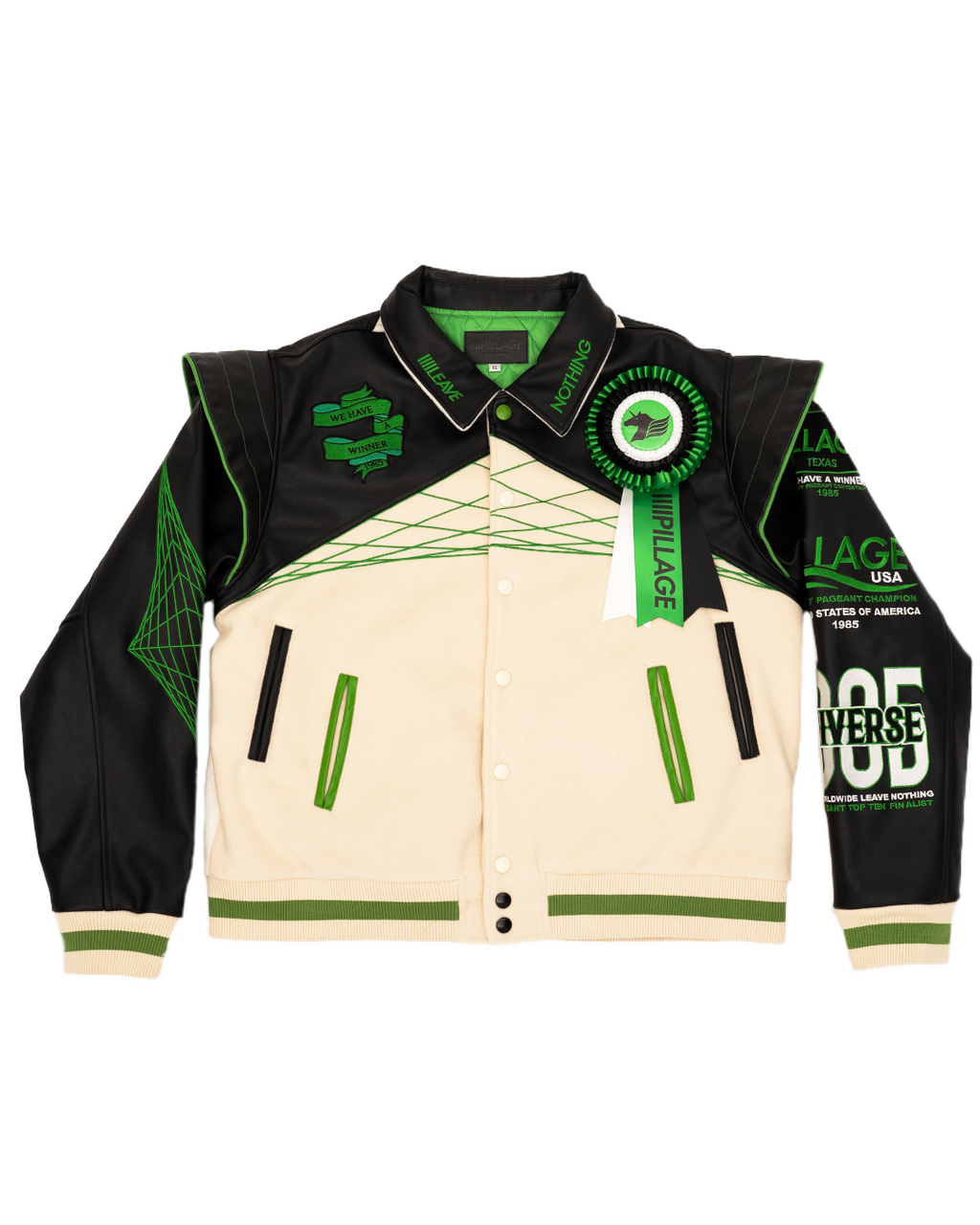 PILLAGE WORLDWIDE - TITLE RUN VARSITY JACKET