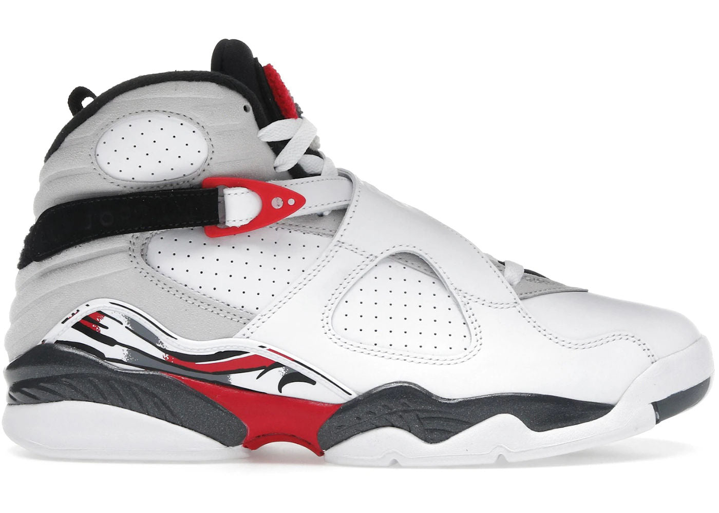 Jordan 8 Retro White True Red (2025) - Lightly Used, OG All