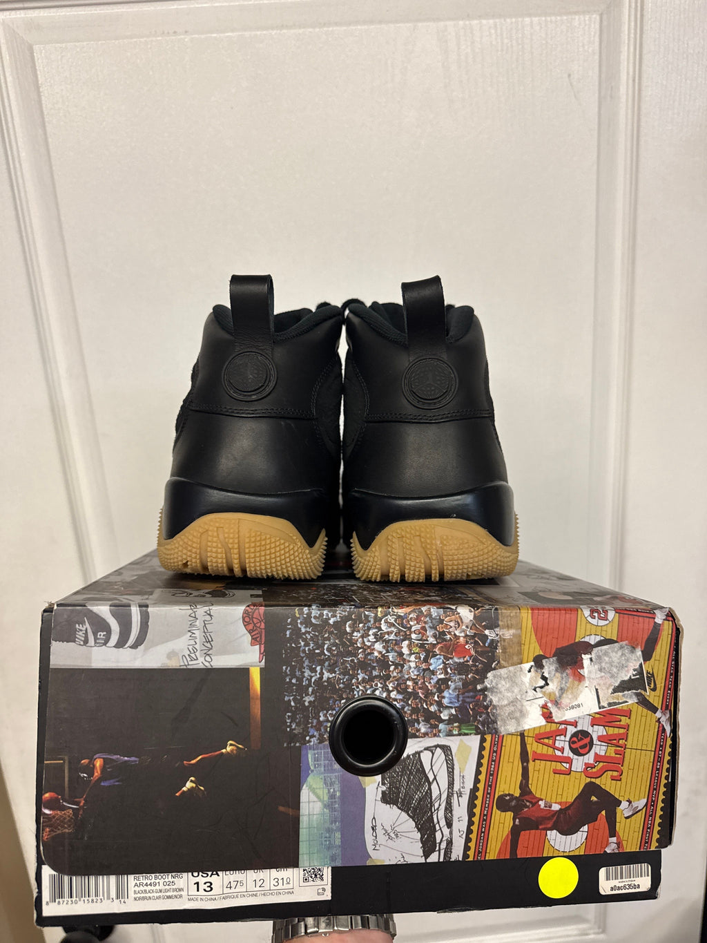 Jordan 9 Retro Boot NRG Black Light Gum - Lightly Used, OG All