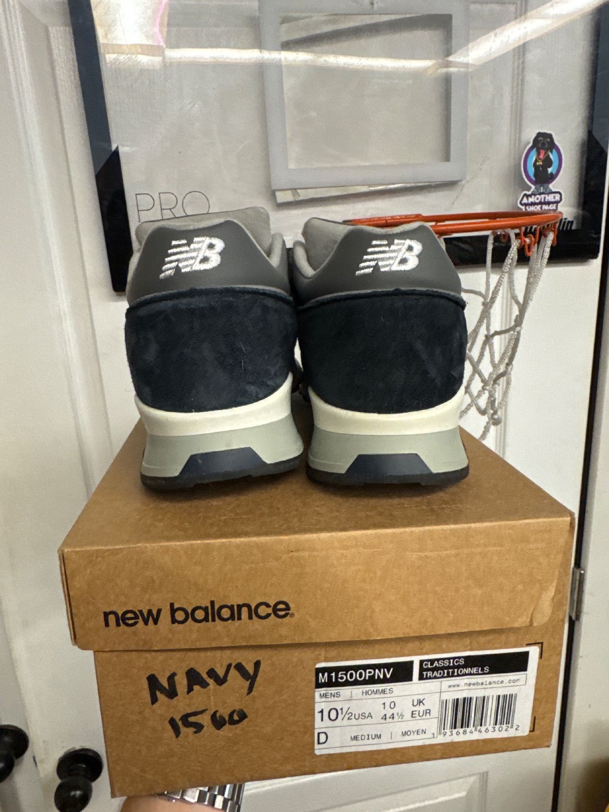 New Balance 1500 MiUK Navy Grey - Lightly Used, OG All