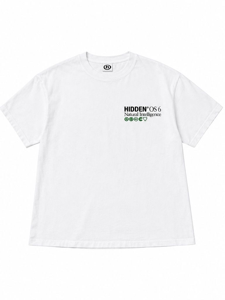 Hidden NY Natural Intelligence OS 6 Tee White