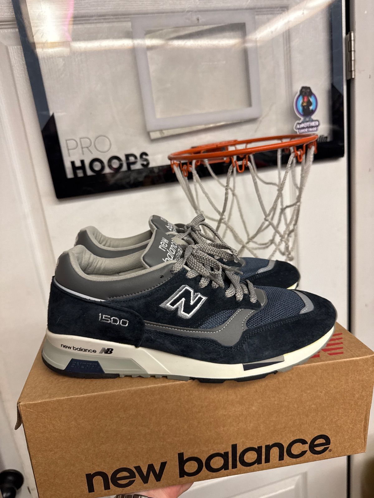 New Balance 1500 MiUK Navy Grey - Lightly Used, OG All