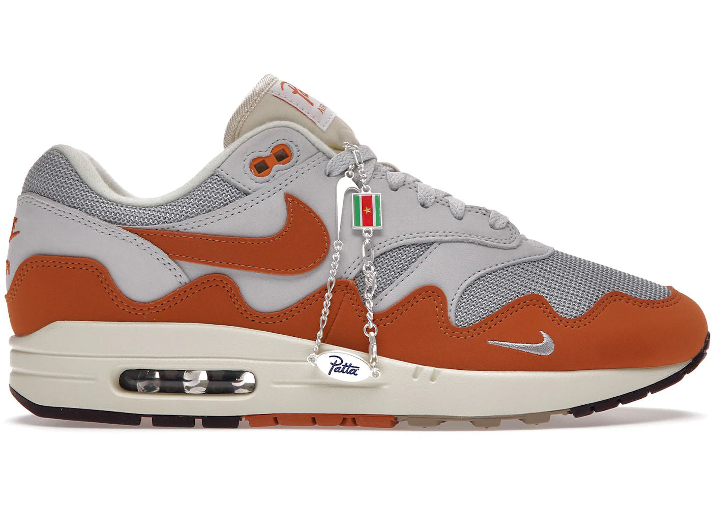 Nike Air Max 1 Patta Waves Monarch (with Bracelet) - Lightly Used, OG All