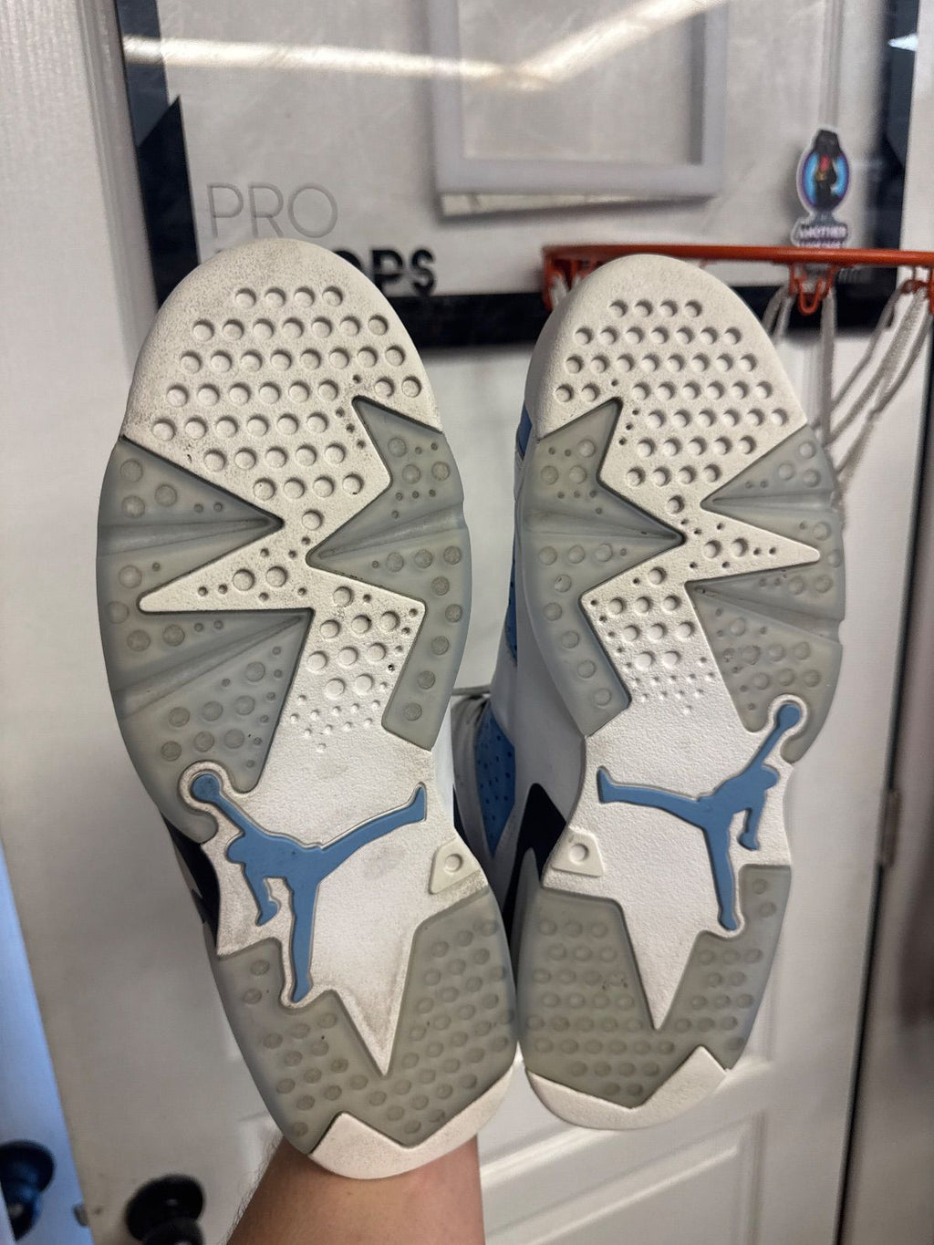 Jordan 6 Retro UNC White - Lightly Used, OG All