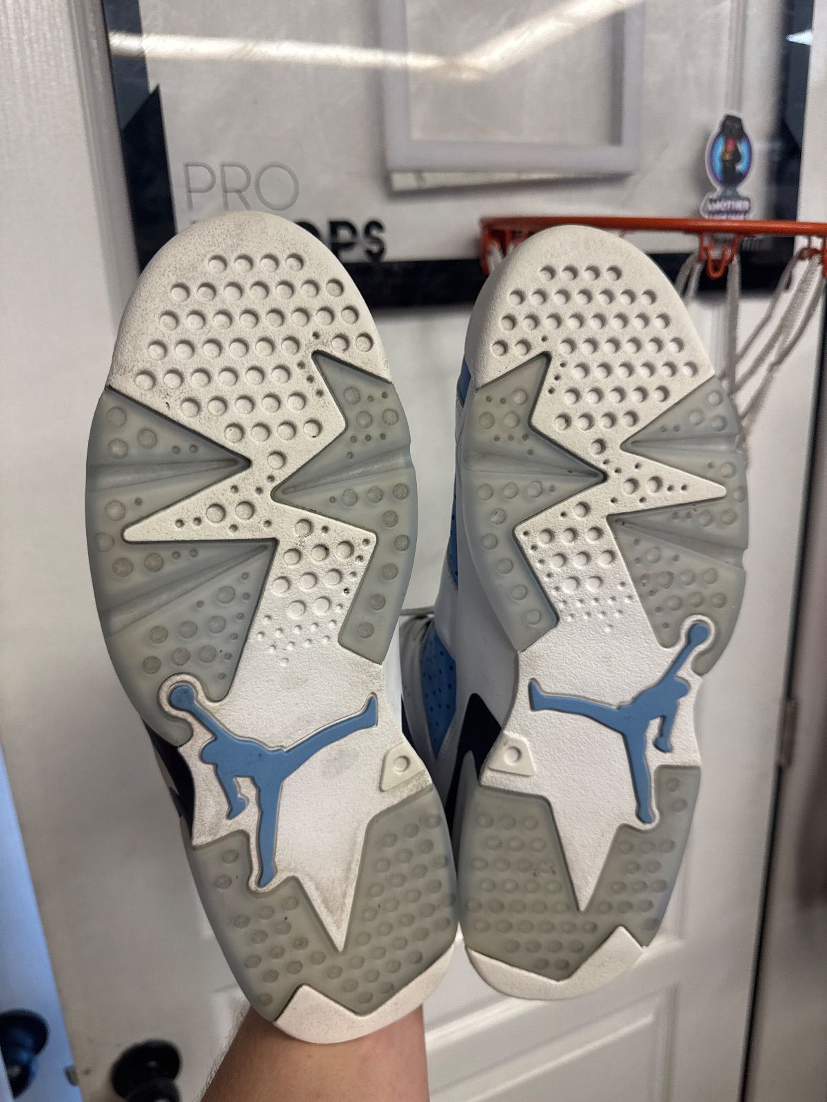 Jordan 6 Retro UNC White - Lightly Used, OG All