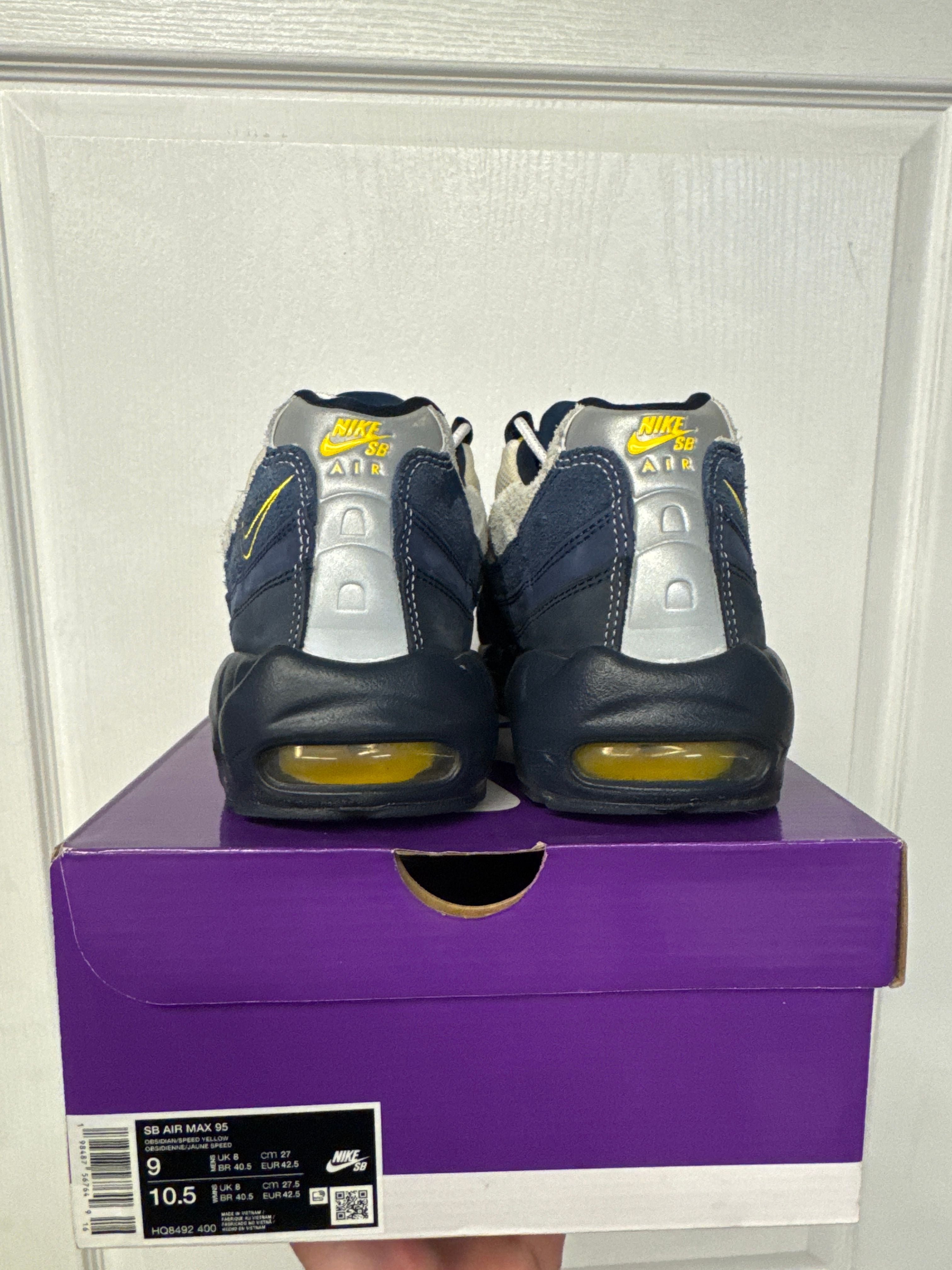 Nike Air Max 95 SB Eric Koston Obsidian Speed Yellow - Lightly Used, OG All