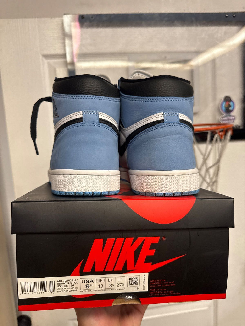 Jordan 1 Retro High OG University Blue - Lightly Used, OG All