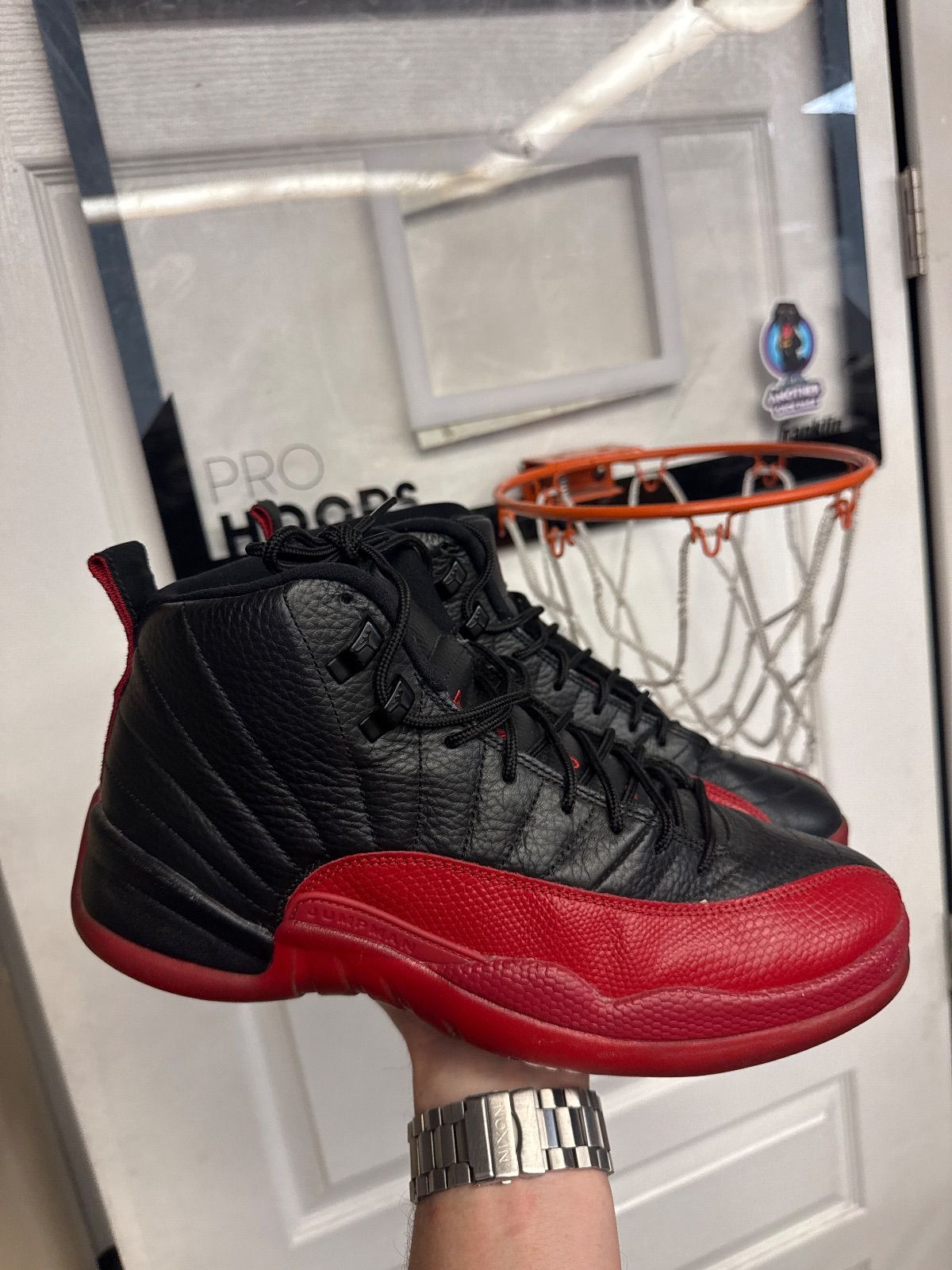 Jordan 12 Retro Flu Game (2016) - Lightly Used, No Box