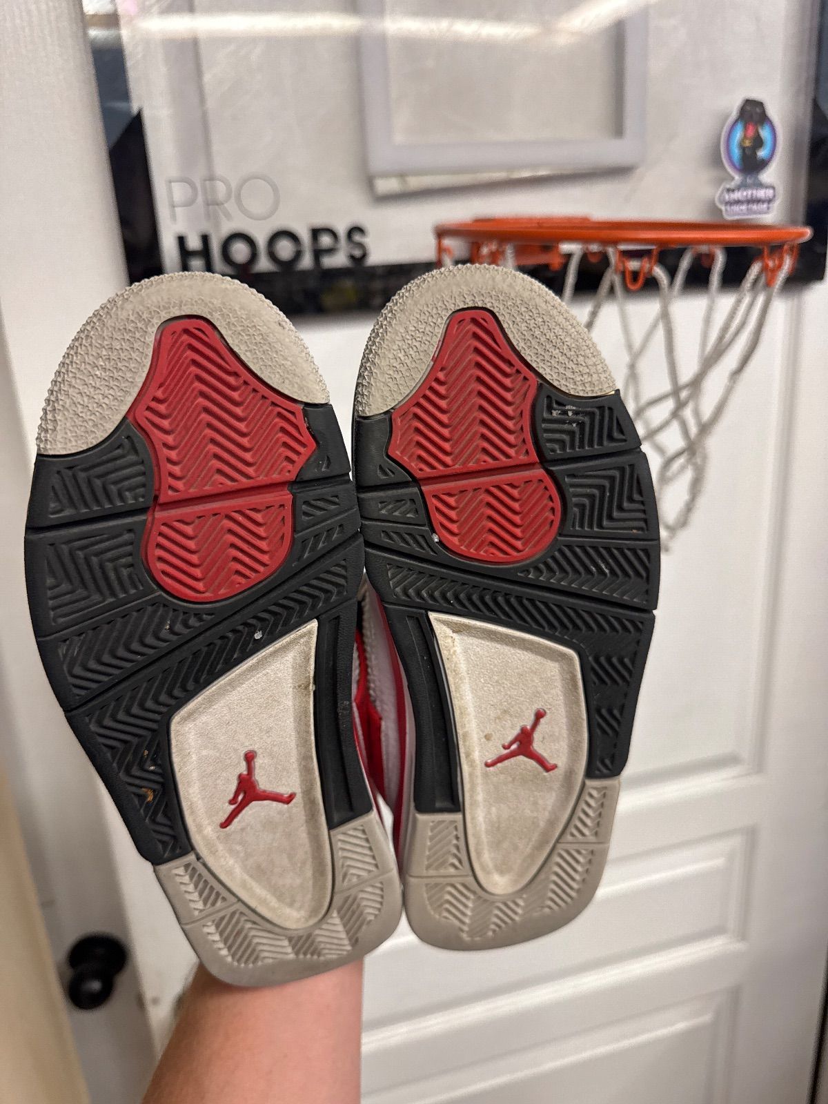 Jordan 4 Retro Red Cement (GS) - Lightly Used, OG All