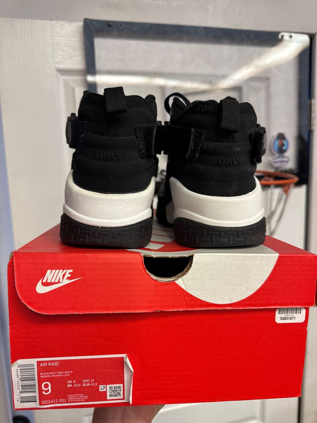 Nike Air Raid OG Black Grey (2020) - Lightly Used, OG All