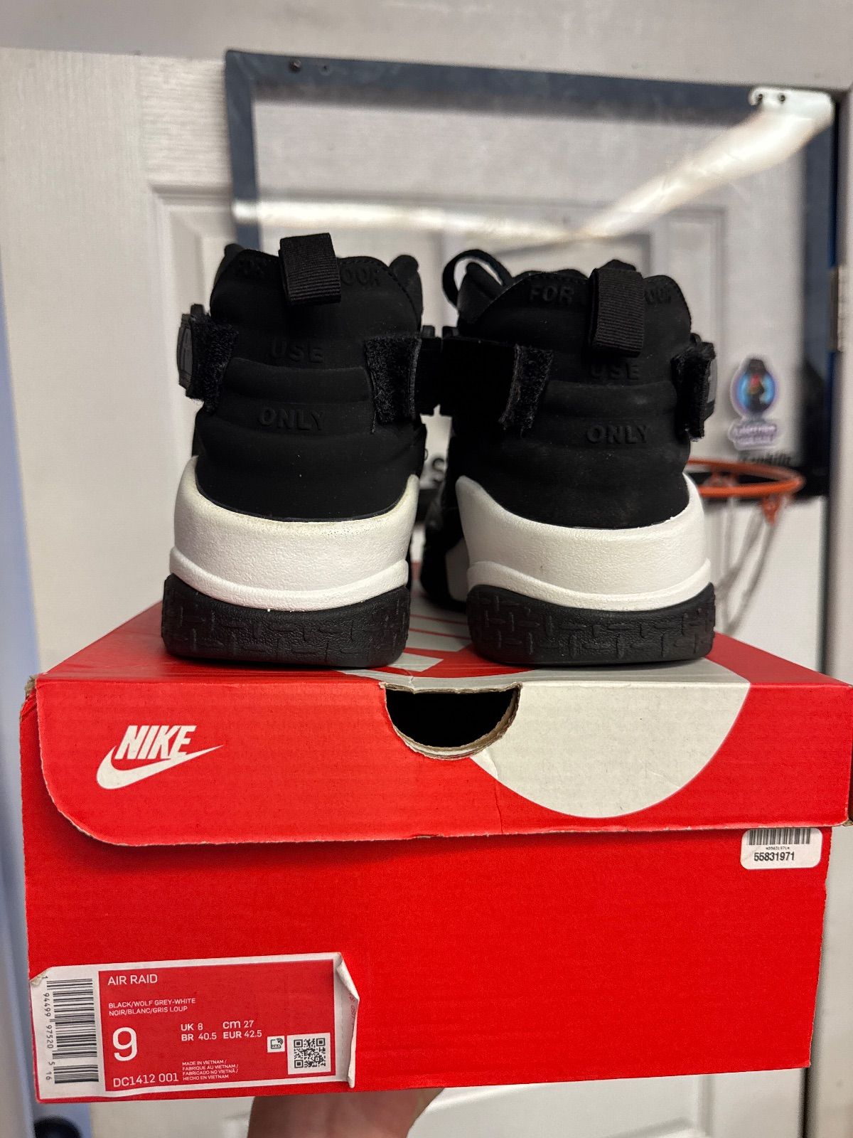 Nike Air Raid OG Black Grey (2020) - Lightly Used, OG All