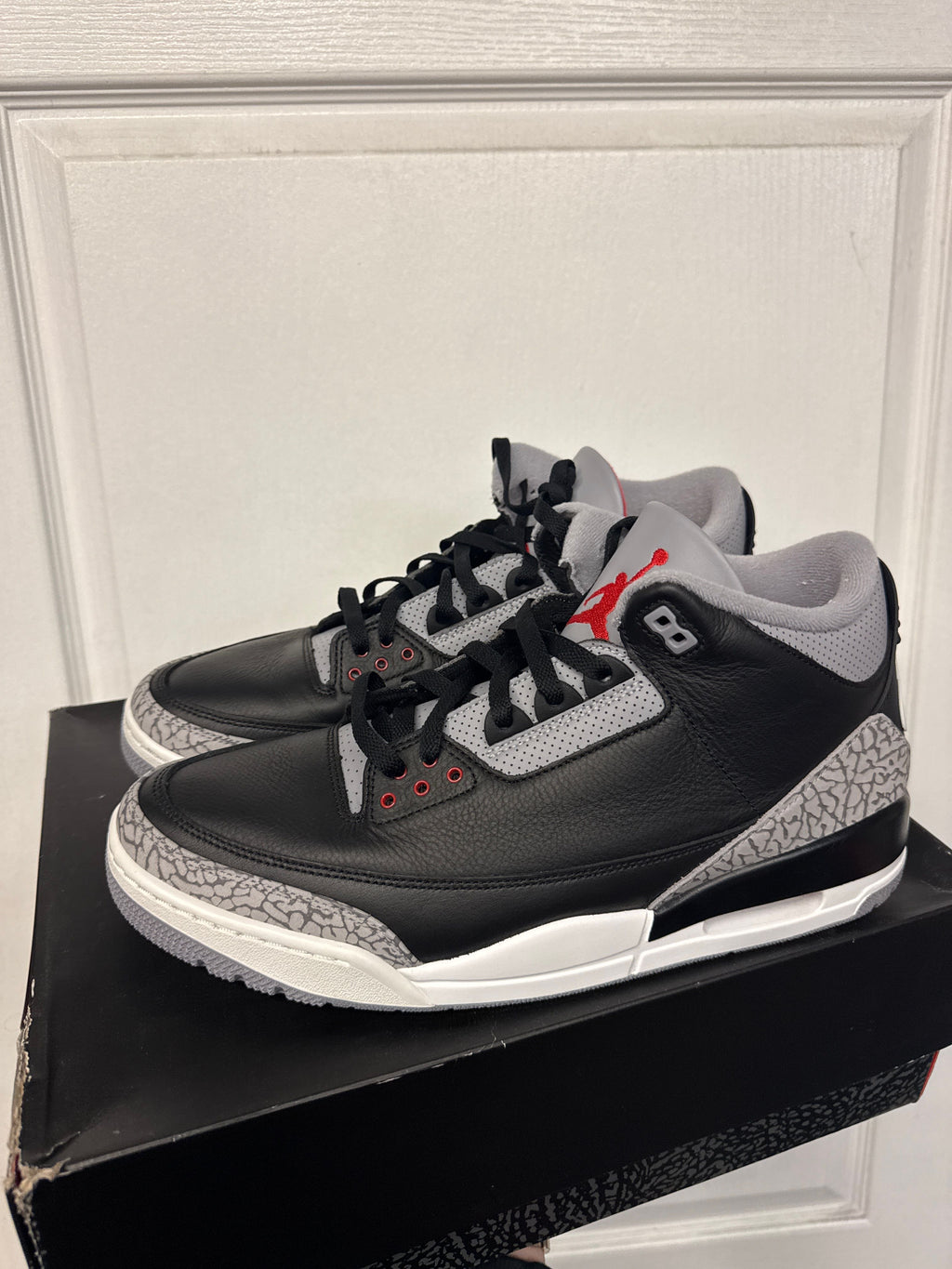 Jordan 3 Retro OG Black Cement (2024) - Lightly Used, OG All