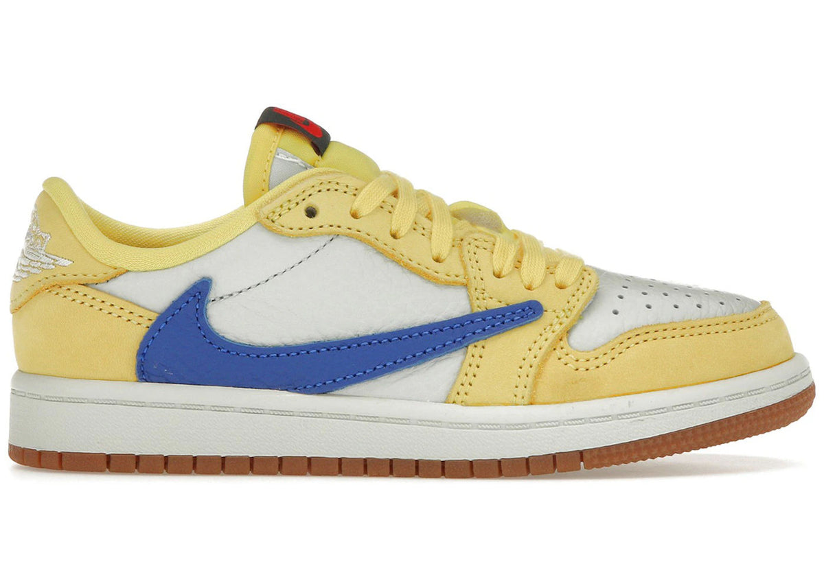Jordan 1 Retro Low OG SP Travis Scott Canary (PS) - Lightly Used, OG All