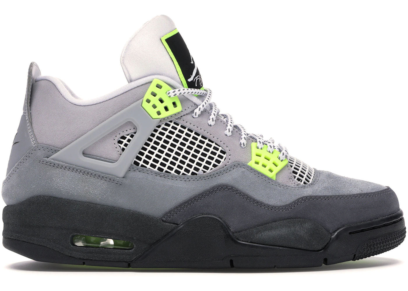 Jordan 4 Retro SE 95 Neon - Fairly Used, OG All