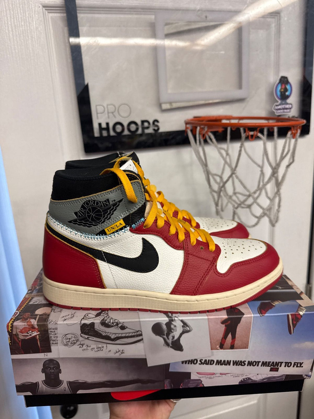 Jordan 1 Retro High OG SP Union LA Chicago Shadow - Lightly Used, OG All