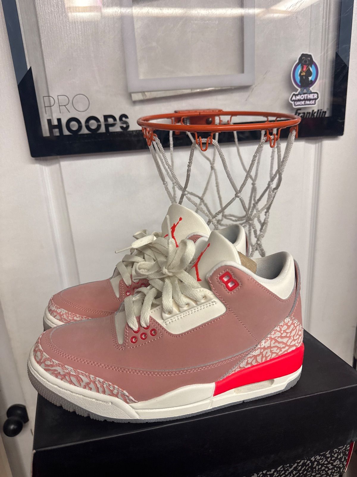 Jordan 3 Retro Rust Pink (Women's) - Lightly Used, OG All