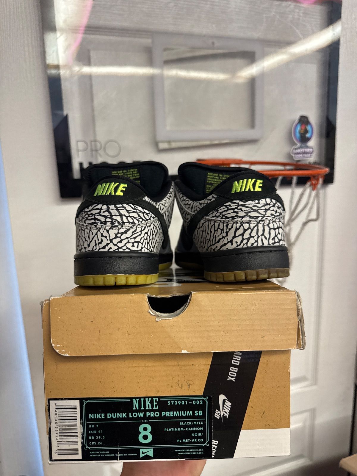 Nike SB Dunk Low DJ Clark Kent x Primitive 112 - Lightly Used, Replacement Box