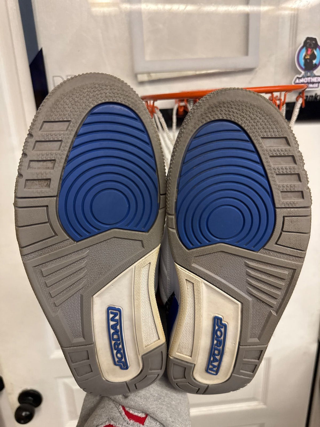 Jordan 3 Retro Racer Blue - Fairly Used, OG All