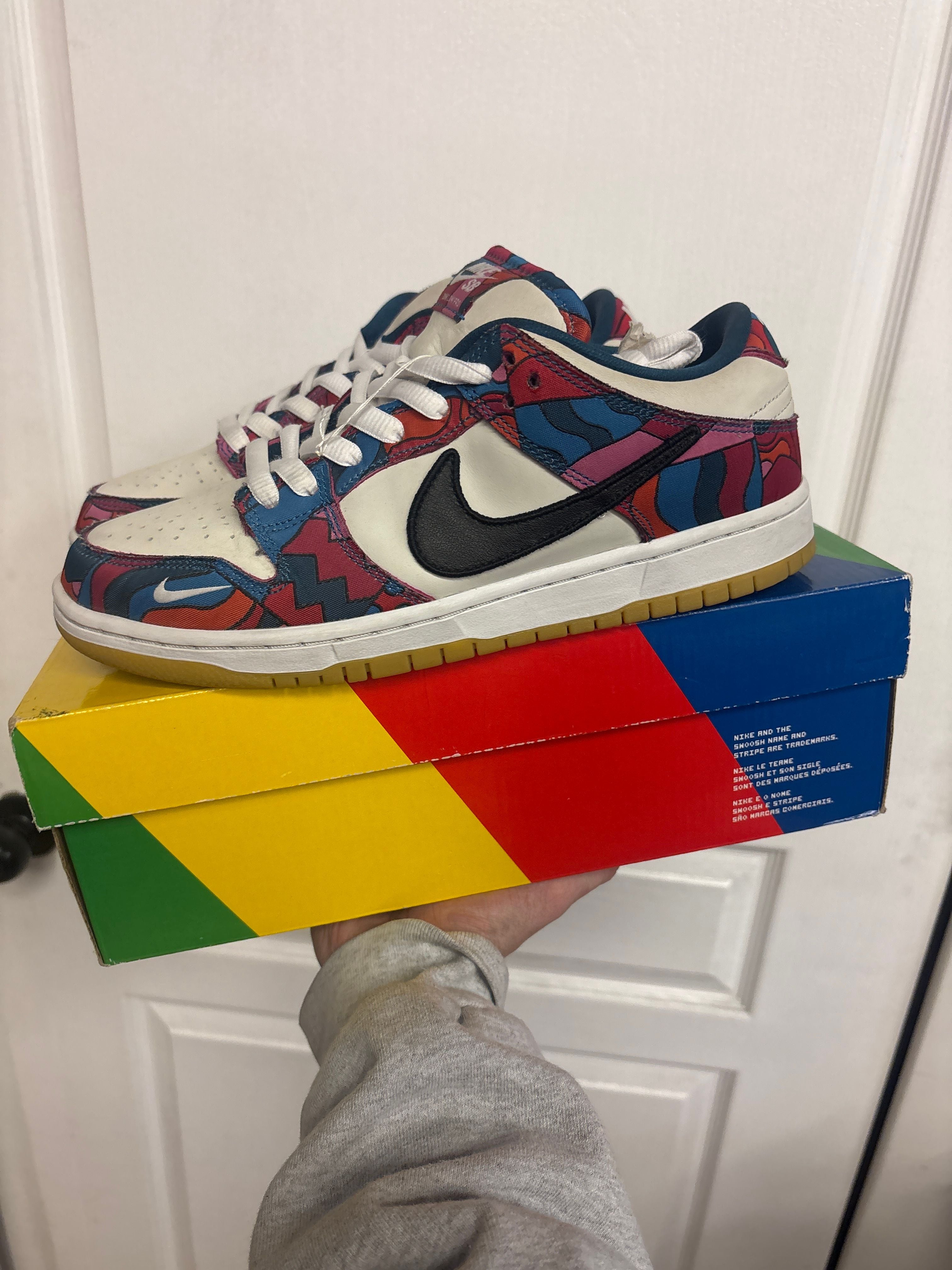 Nike SB Dunk Low Pro Parra Abstract Art (2021) - Lightly Used, OG All