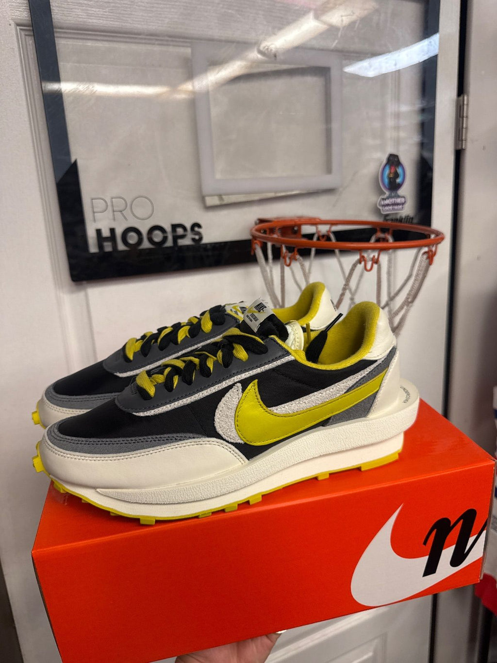 Nike LD Waffle sacai Undercover Black Bright Citron