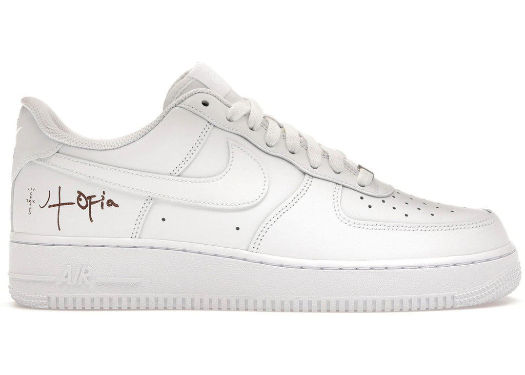 Nike Air Force 1 Low '07 White (Travis Scott Cactus Jack Utopia Edition) - Lightly Used, OG All