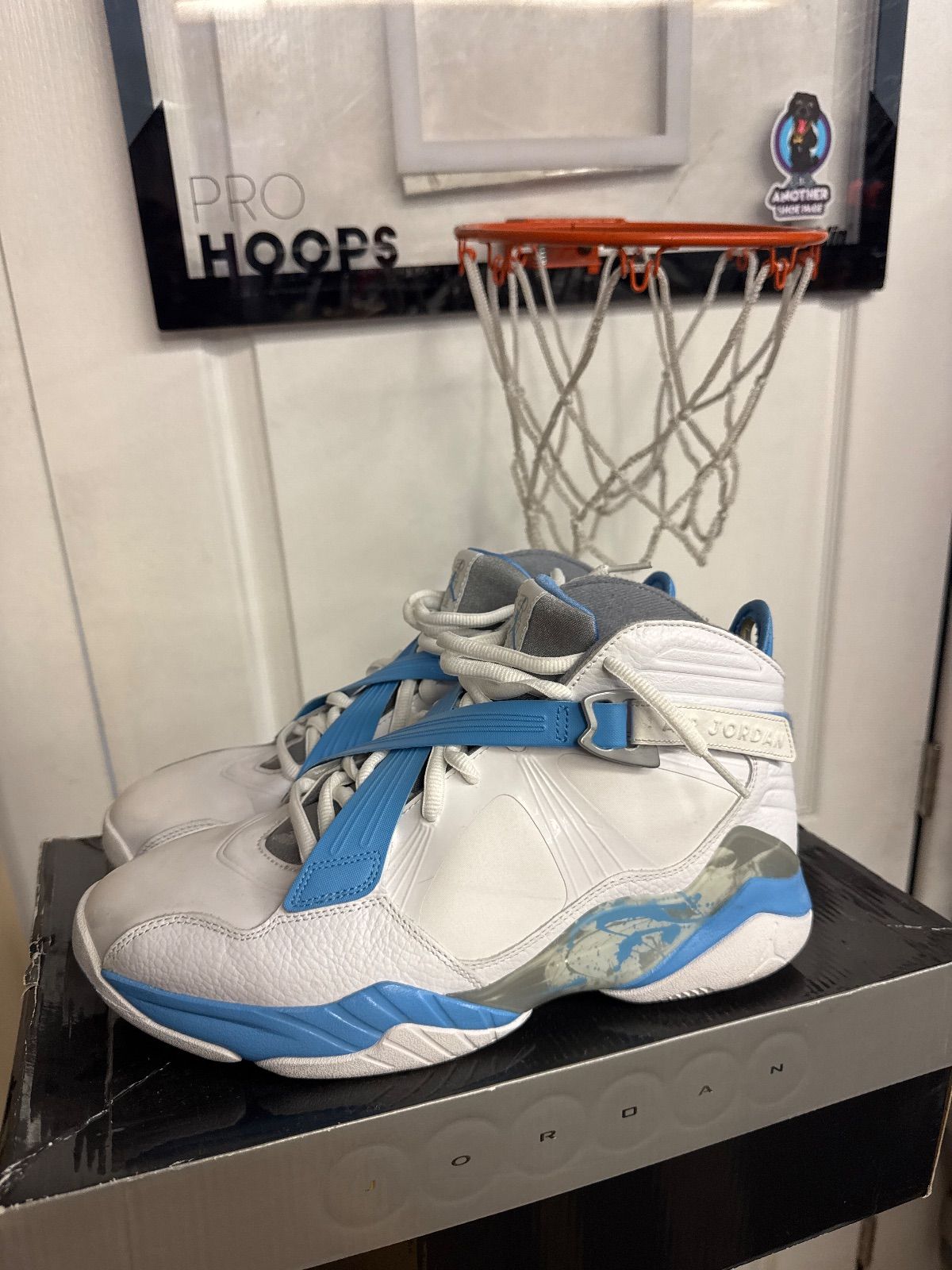 Jordan Air Jordan 8.0 White University Blue - Lightly Used, OG All