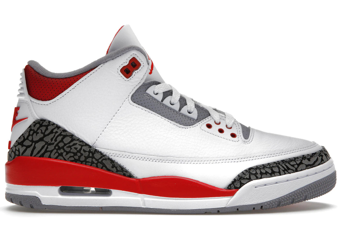 Jordan 3 Retro Fire Red (2022) - Lightly Used, OG All