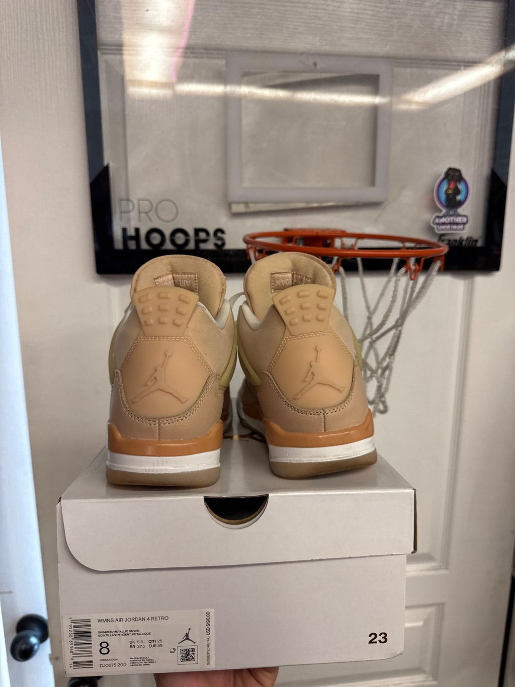 Jordan 4 Retro Shimmer (Women's) - Lightly Used, OG All
