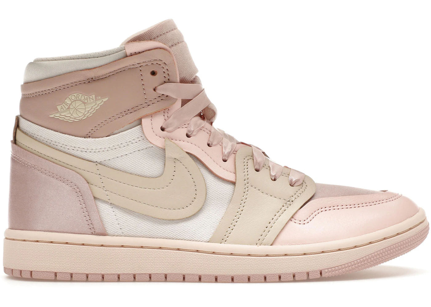 Jordan 1 High Method Of Make Pink Oxford (Women's) - New/No Box