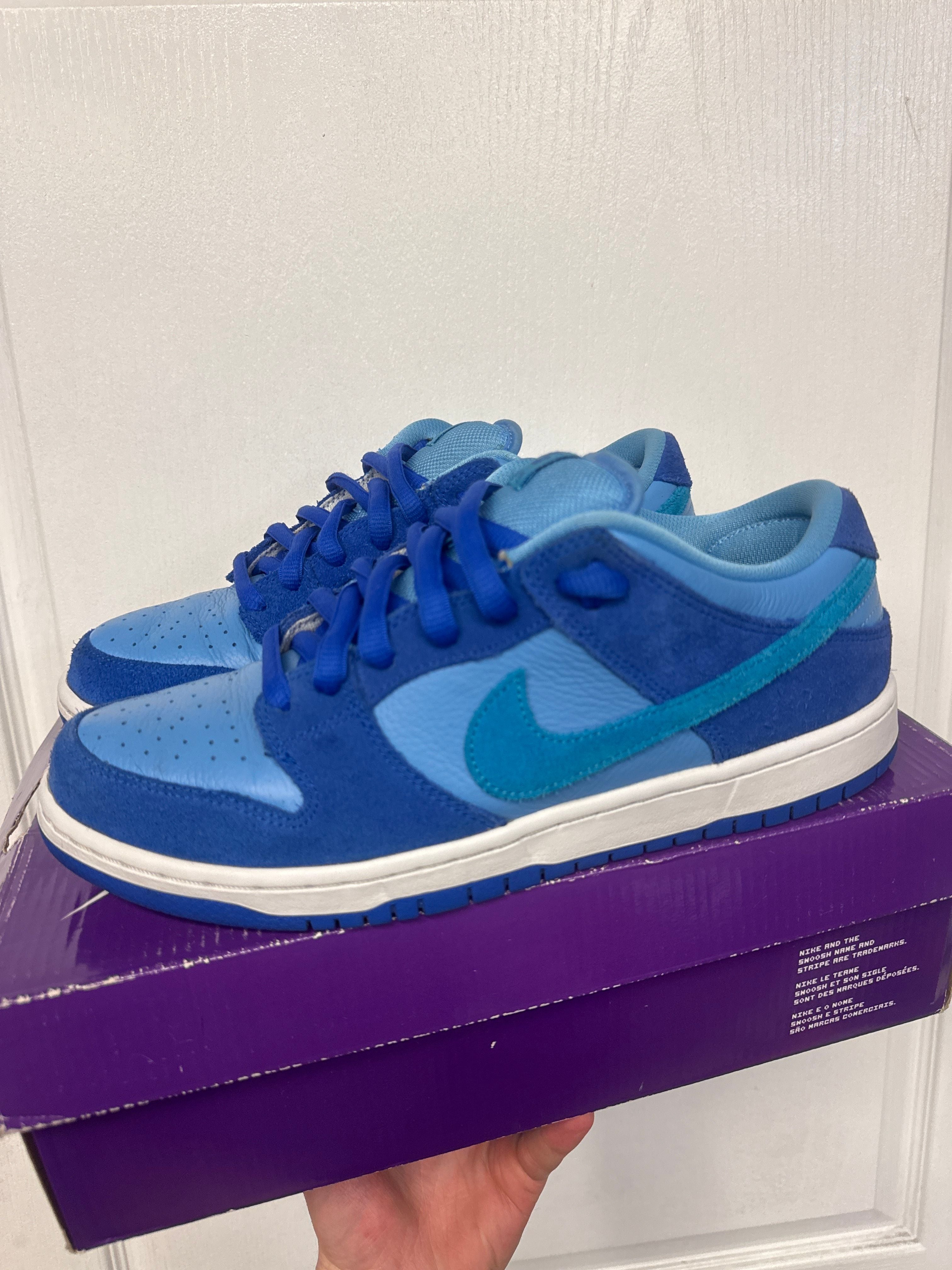 Nike SB Dunk Low Blue Raspberry - Lightly Used, OG All