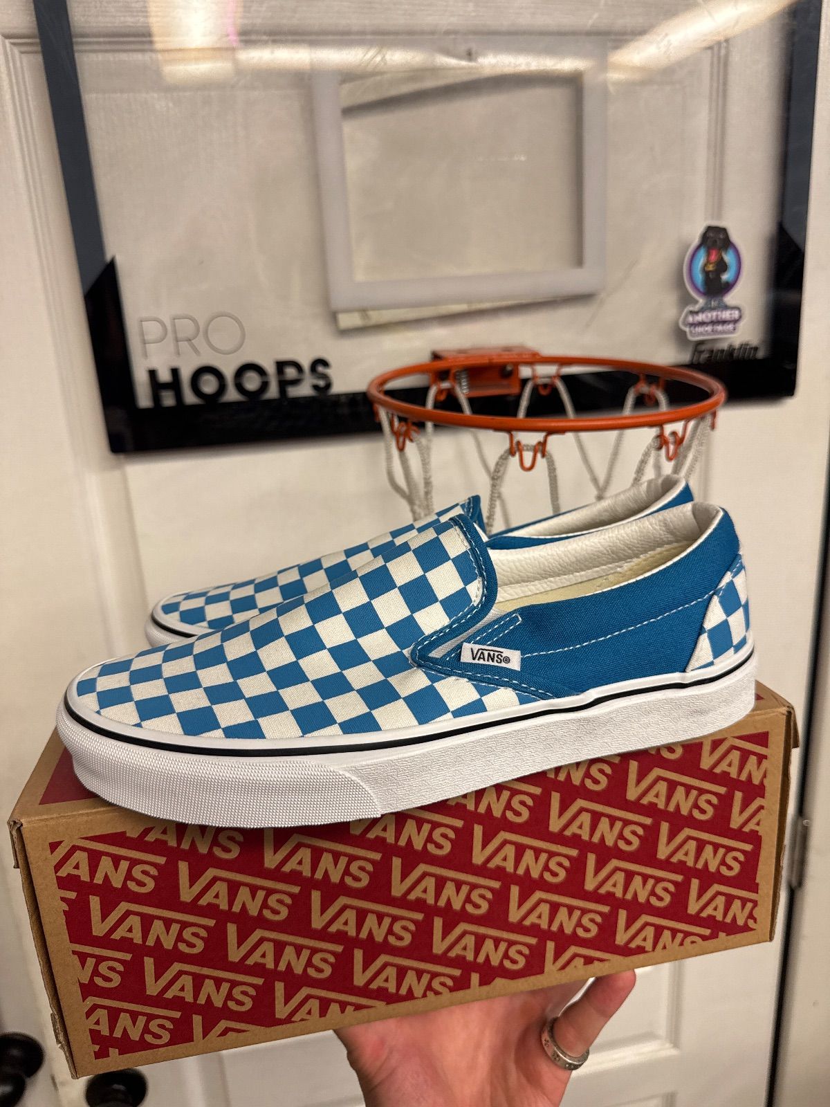 Vans Color Theory Blue Slip On
