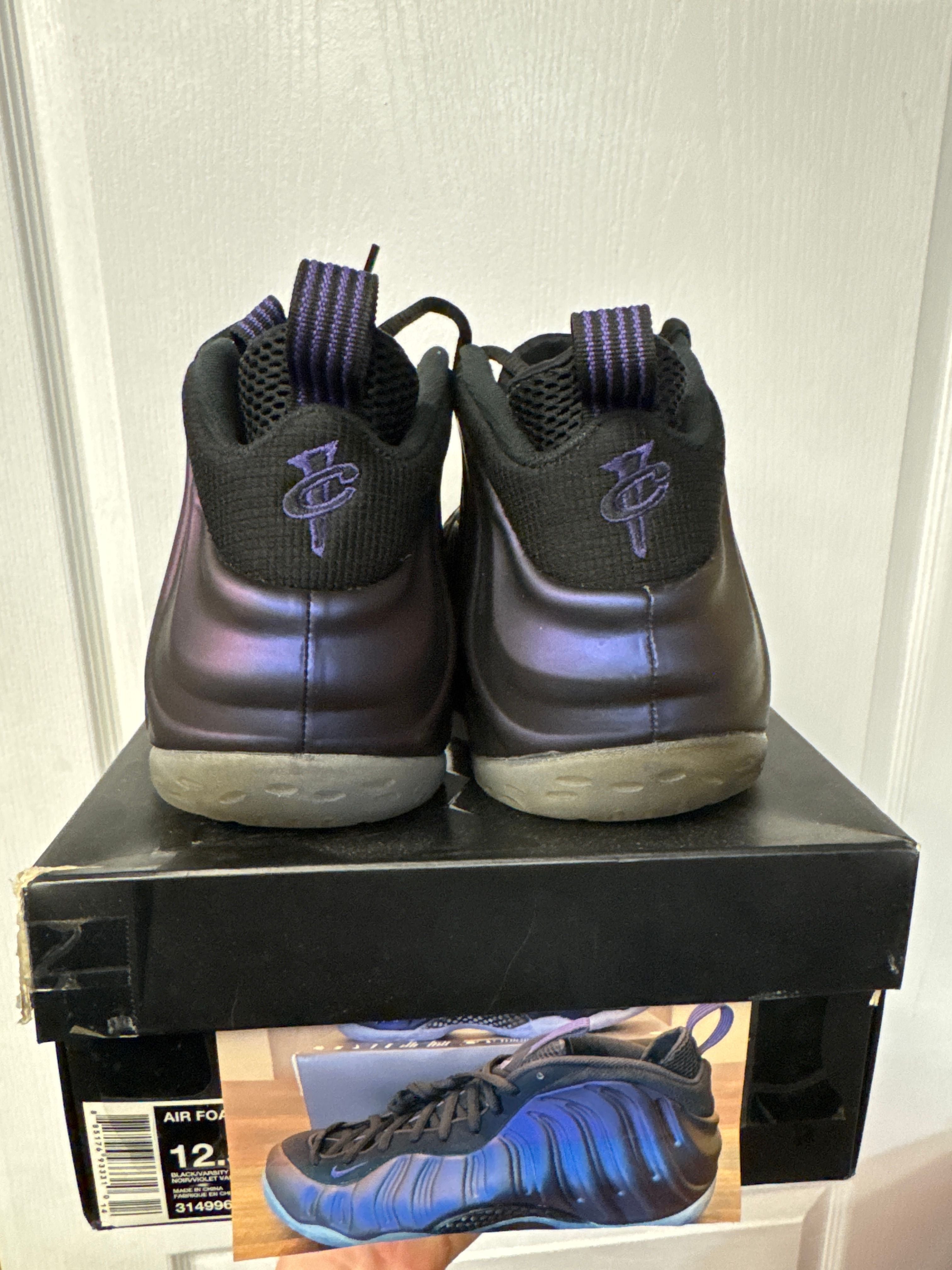 Nike Air Foamposite One Eggplant (2017) - Lightly Used, OG All