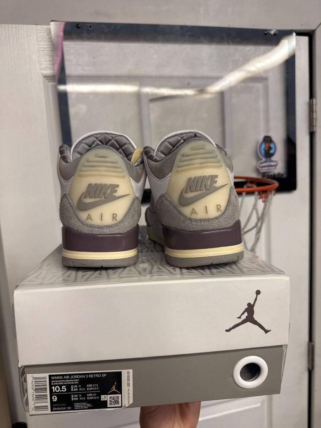 Jordan 3 Retro SP A Ma Maniére (Women's) - Lightly Used, OG All