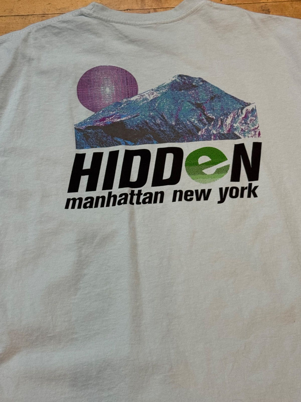 Hidden NY Mountain Tee Sky Blue