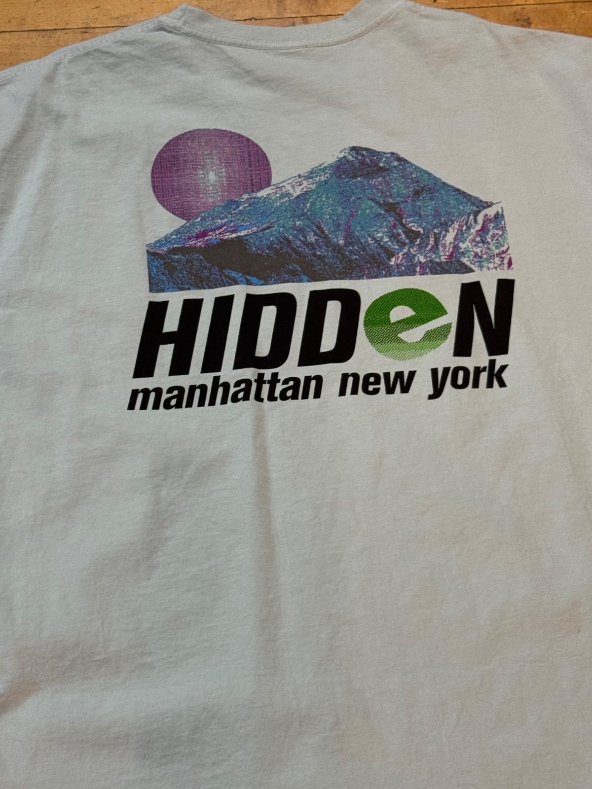 Hidden NY Mountain Tee Sky Blue