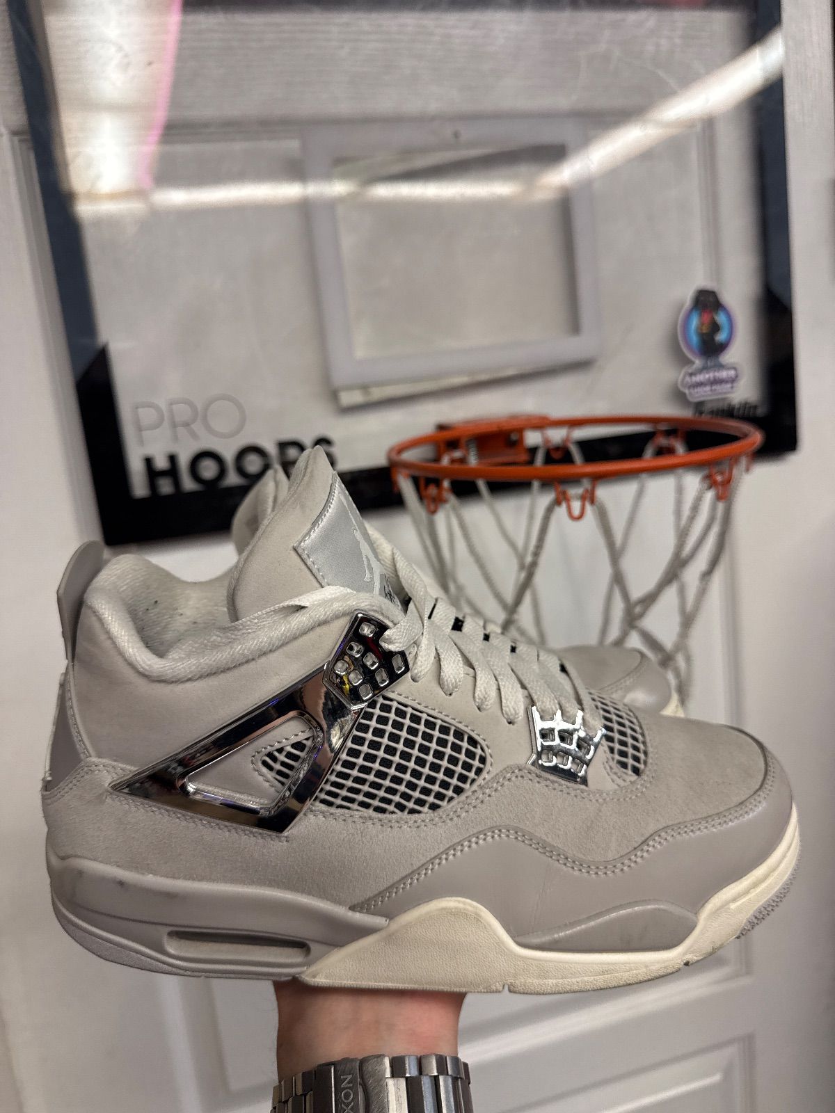 Jordan 4 Retro Frozen Moments (Women's) - Lightly Used, No Box