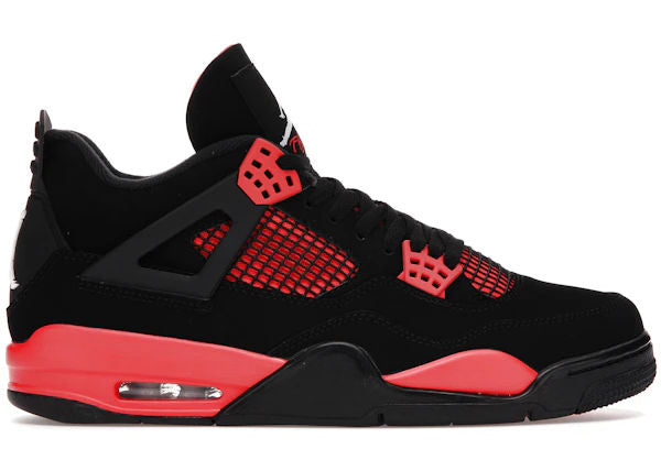 Jordan 4 Retro Red Thunder - Fairly Used, OG All