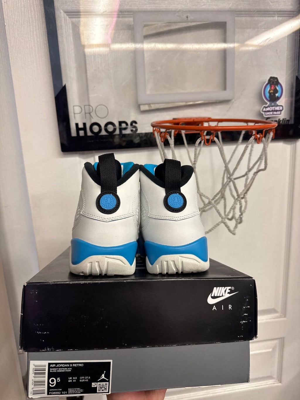 Jordan 9 Retro Powder Blue (2024) - Lightly Used, OG All