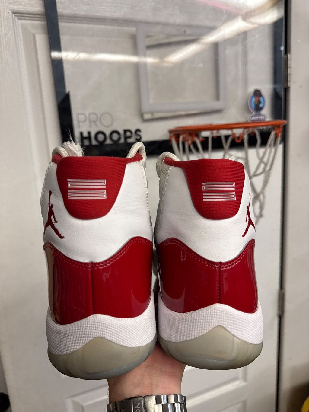 Jordan 11 Retro Cherry (2022) - Lightly Used, No Box