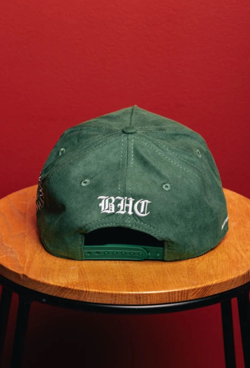 BHC Green Suede Snapback