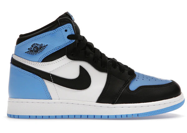 Jordan 1 Retro High OG UNC Toe (GS) - Lightly Used, OG All
