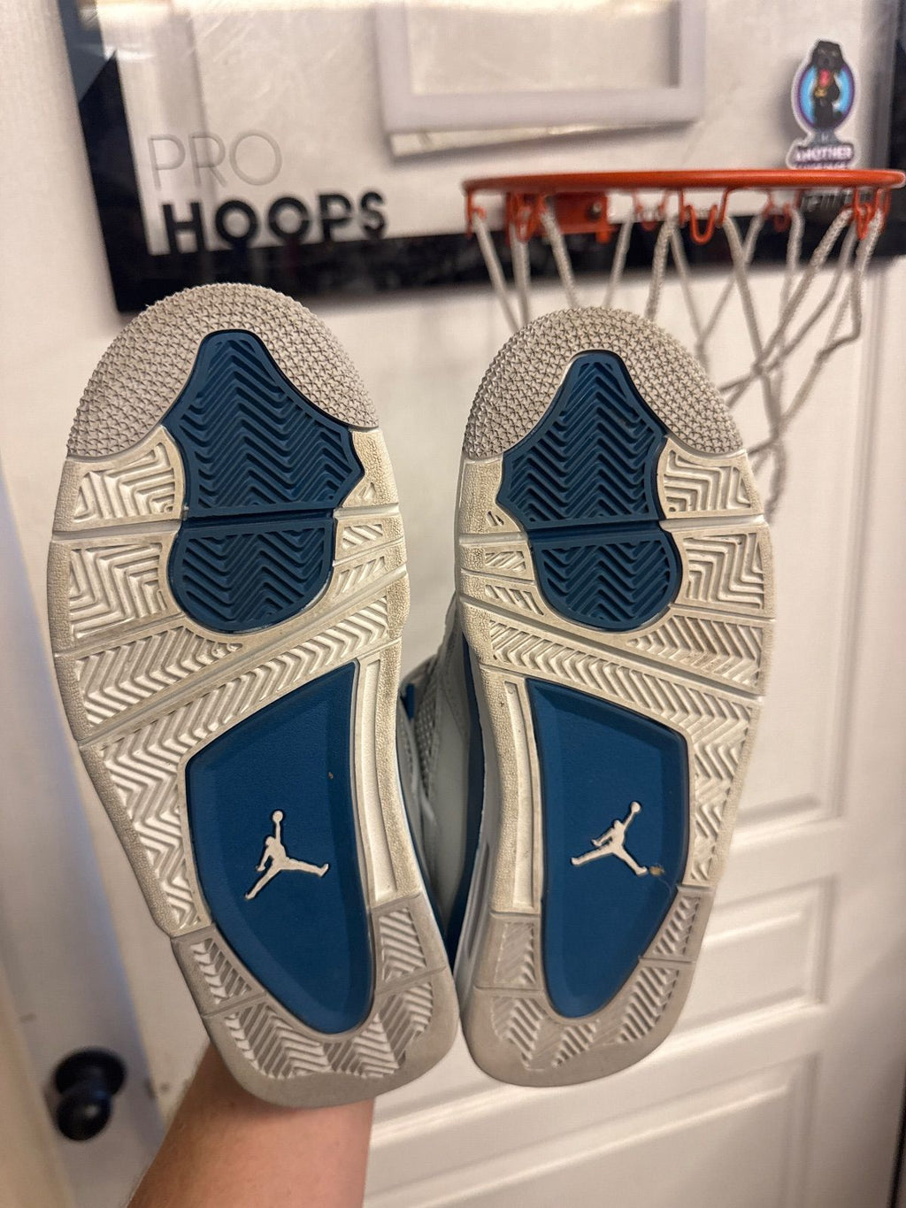 Jordan 4 Retro Military Blue (2024) (GS) - Lightly Used, OG All