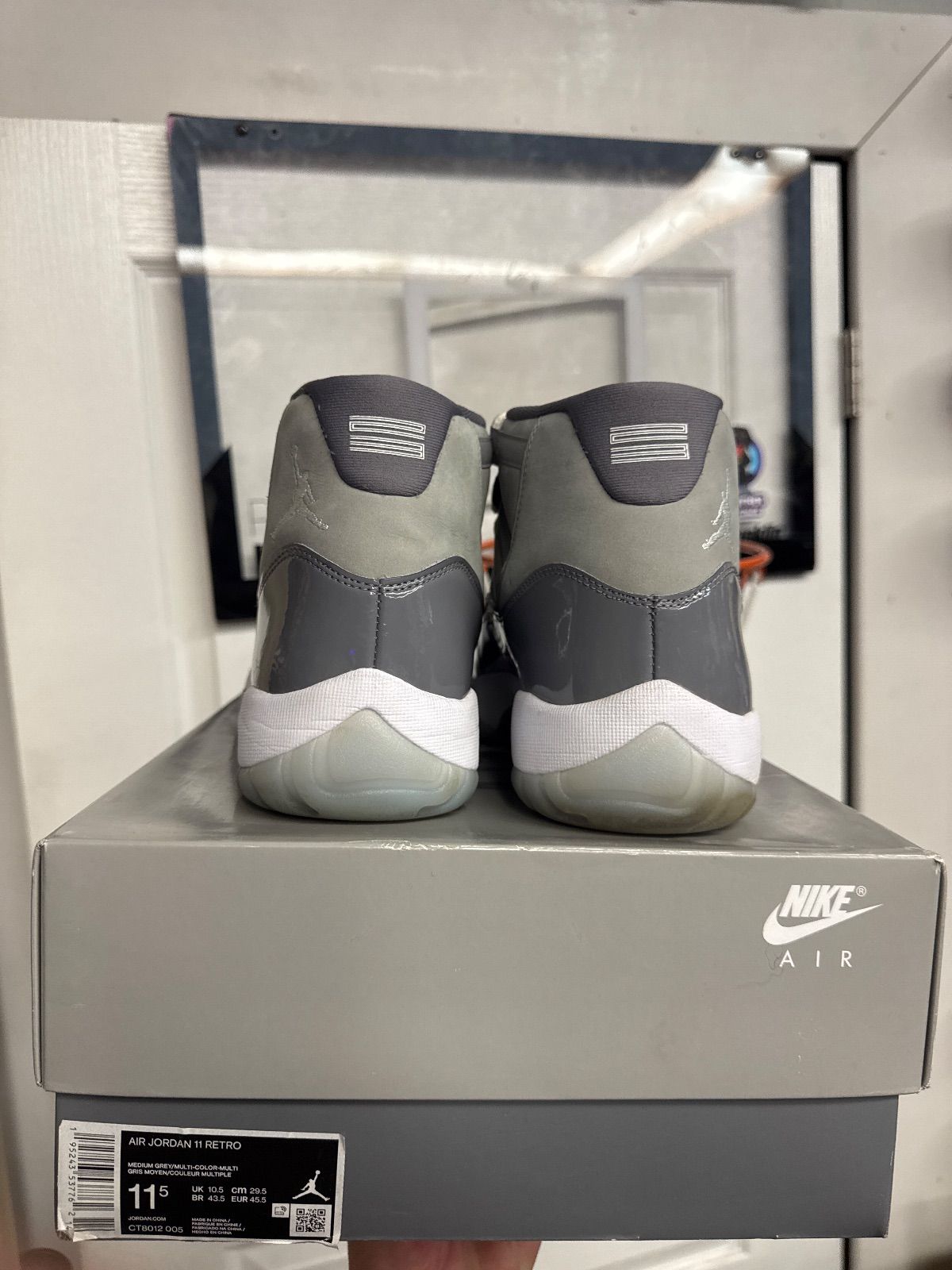 Jordan 11 Retro Cool Grey (2021) - Lightly Used, OG All