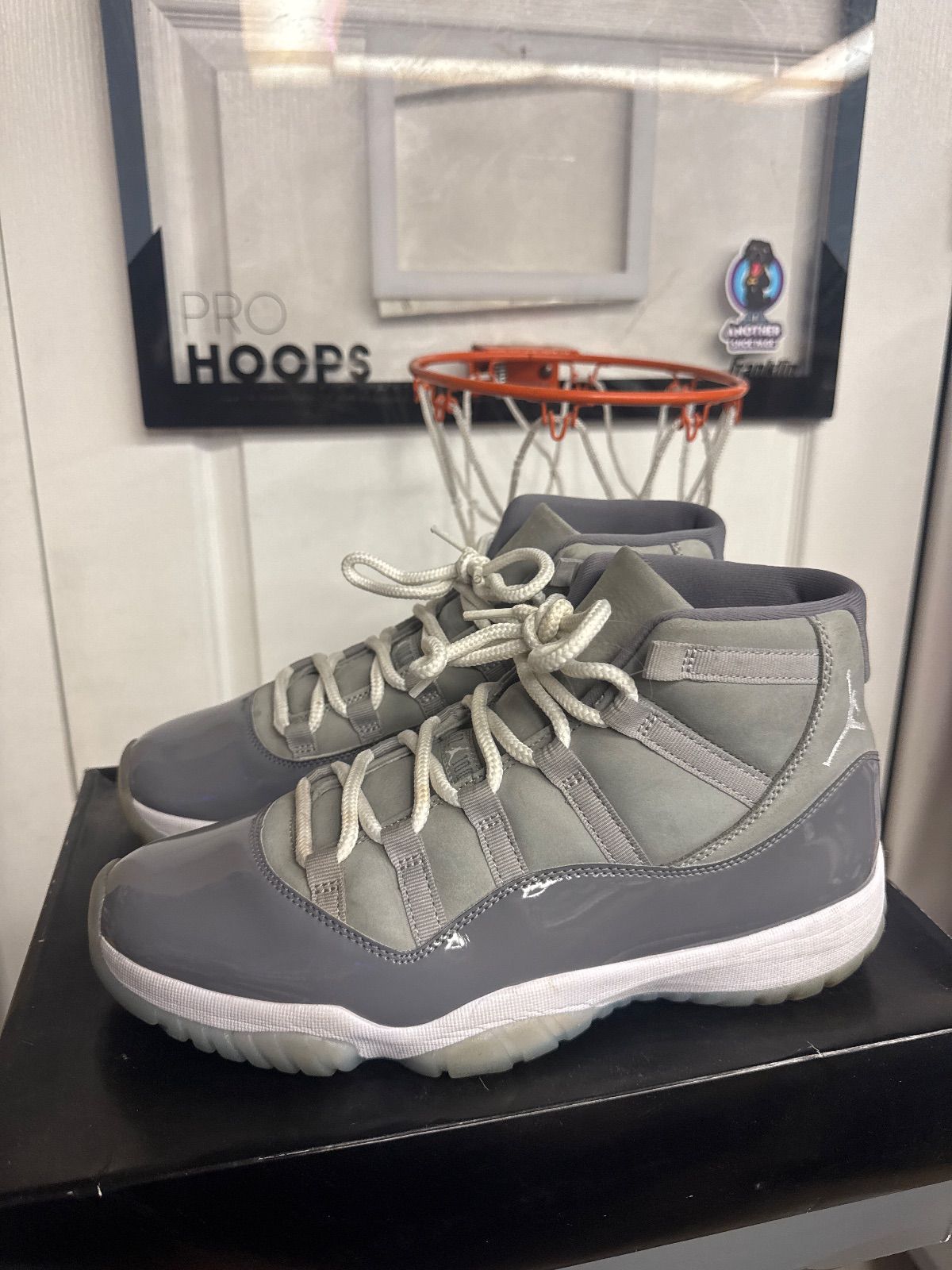 Jordan 11 Retro Cool Grey (2021) - Fairly Used, Replacement Box