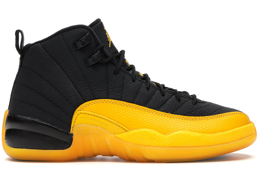 Jordan 12 Retro Black University Gold (GS) - Lightly Used, OG All