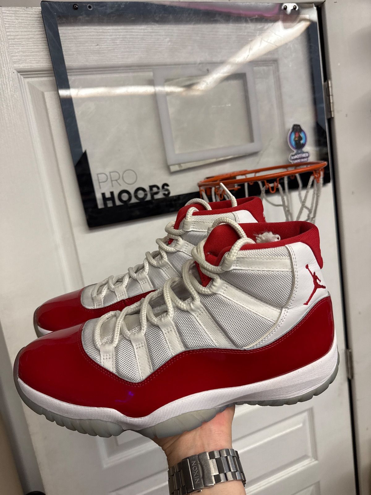 Jordan 11 Retro Cherry (2022) - Lightly Used, No Box